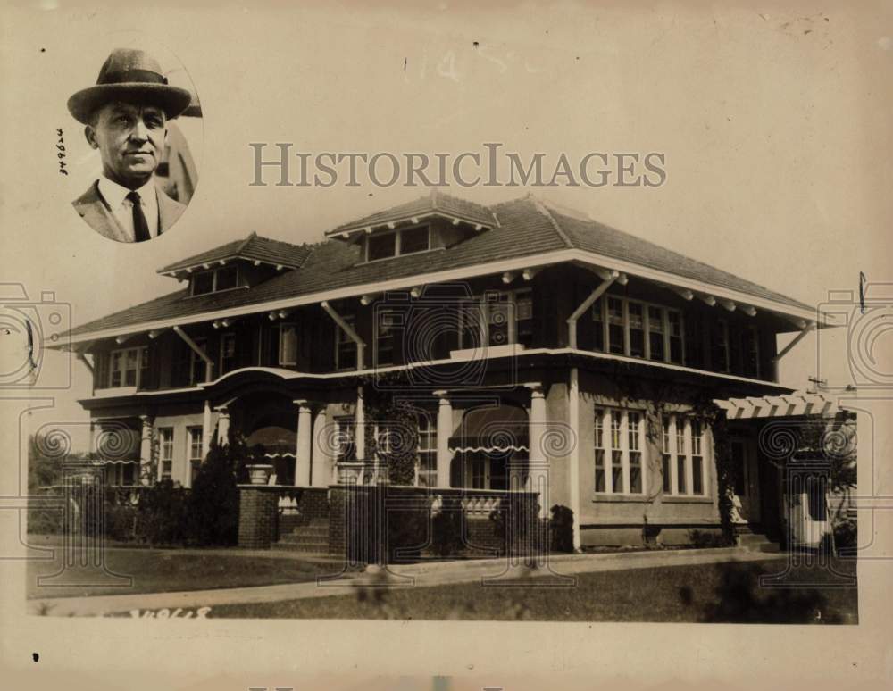 1923 Press Photo Home of Oklahoma Governor Walton, Legislator John H. Miller- Historic Images