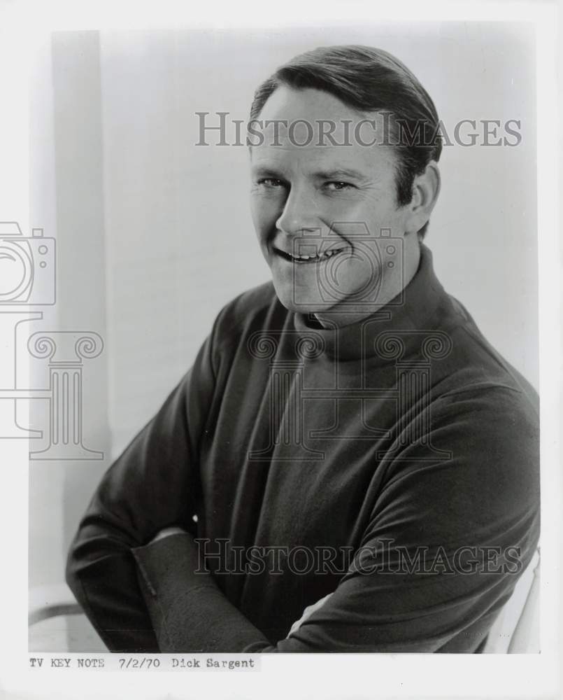 1970 Press Photo Actor Dick Sargent - kfx19160- Historic Images