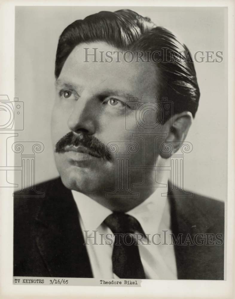 1965 Press Photo Actor Theodore Bikel - kfx19361- Historic Images