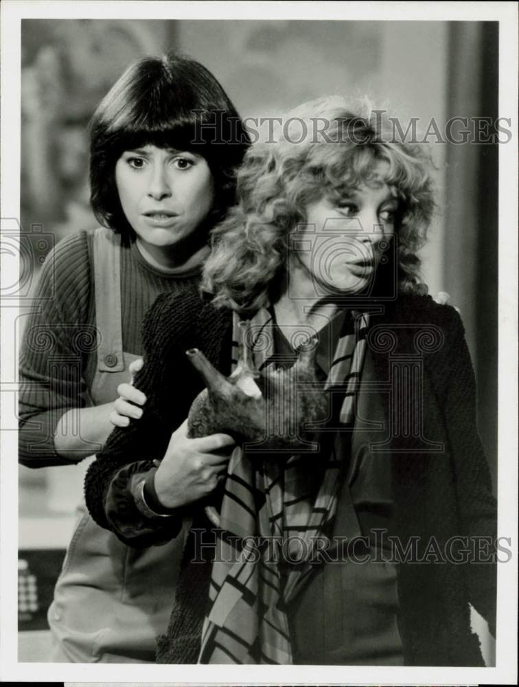 1980 Press Photo Actresses Diana Canova & Sheree North in "I'm a Big Girl Now"- Historic Images