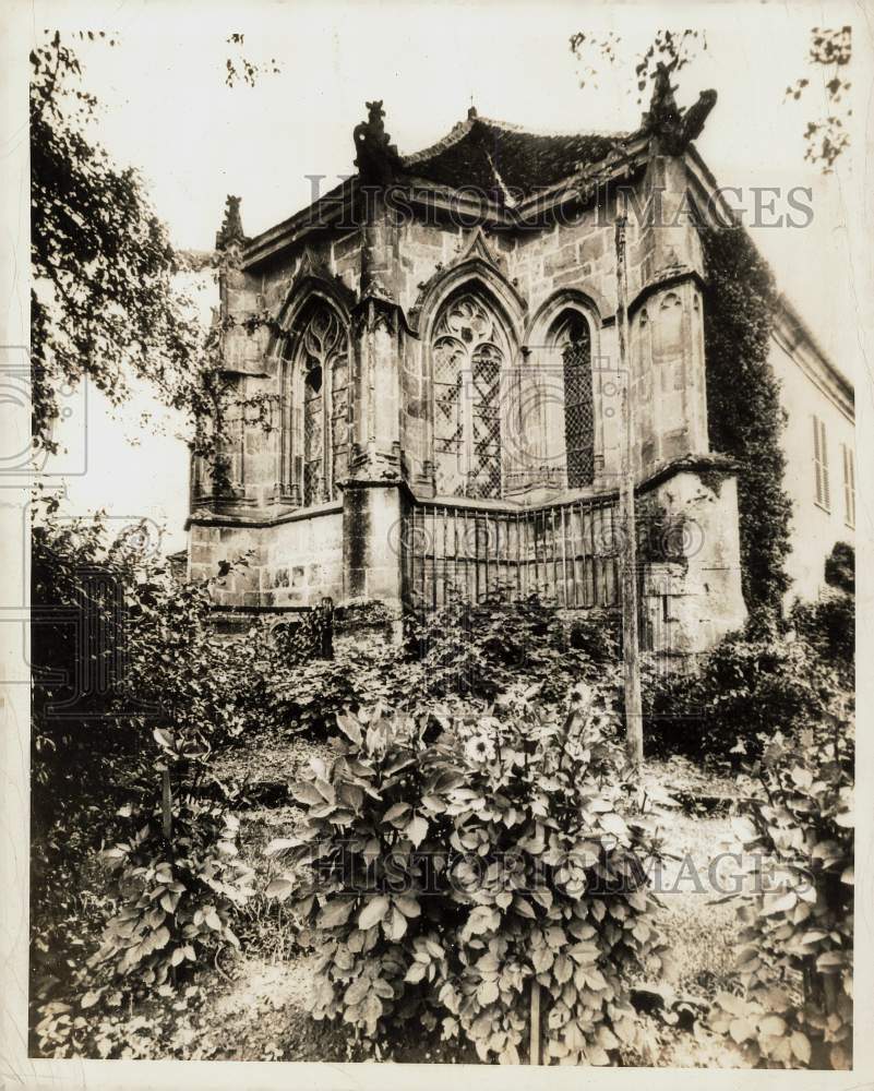 1937 Press Photo Church at Chauvirey, France, saved from move to New York- Historic Images