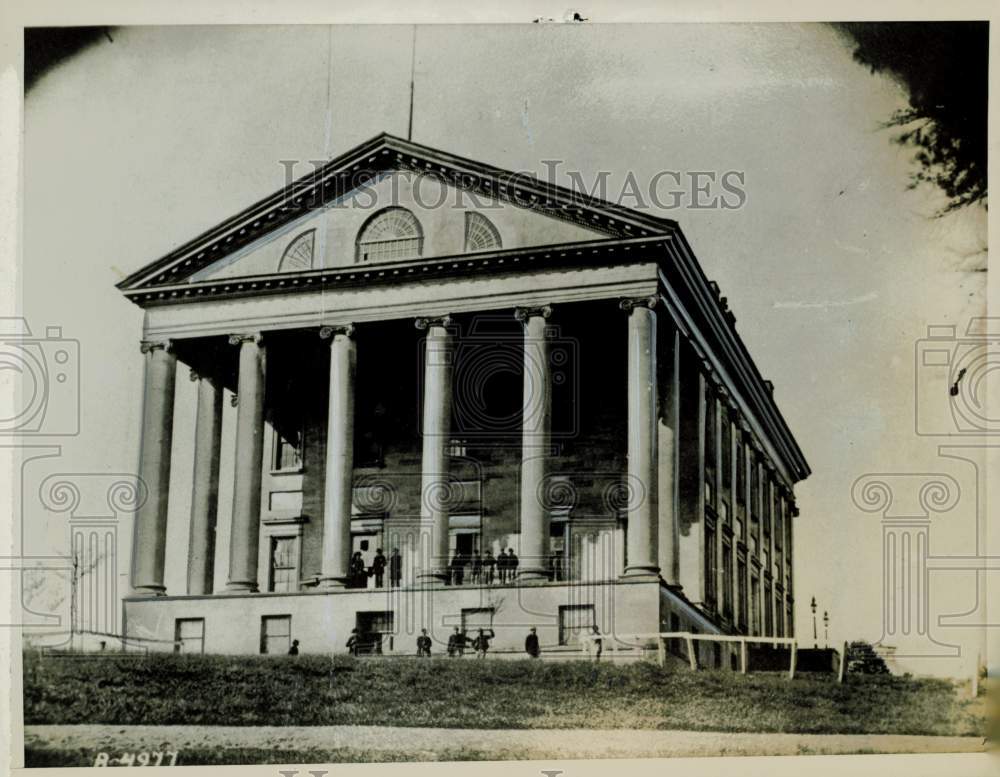 Press Photo Capital Building Exterior in Richmond, Virginia - kfx25508- Historic Images