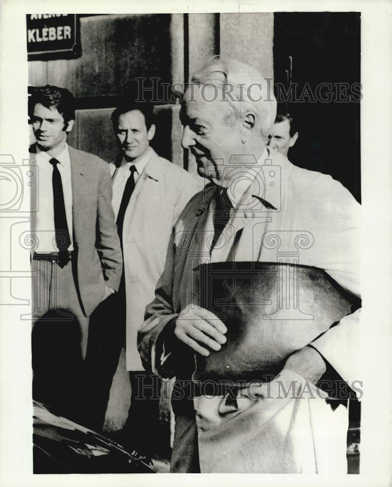 1970 Press Photo David Bruce leaves 91st session of peace talks in Paris- Historic Images