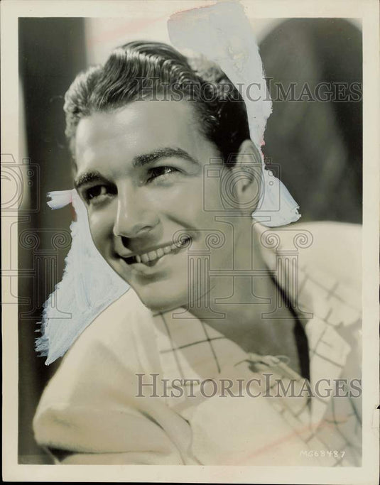 1947 Press Photo New Screen Actor Don Castle of 