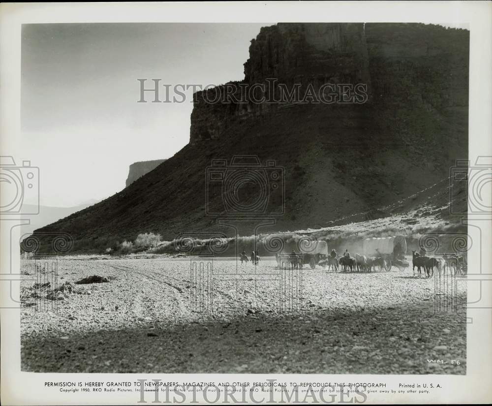 1950 Press Photo Scene from &quot;Wagon Master,&quot; RKO Radio Pictures - kfx34849- Historic Images