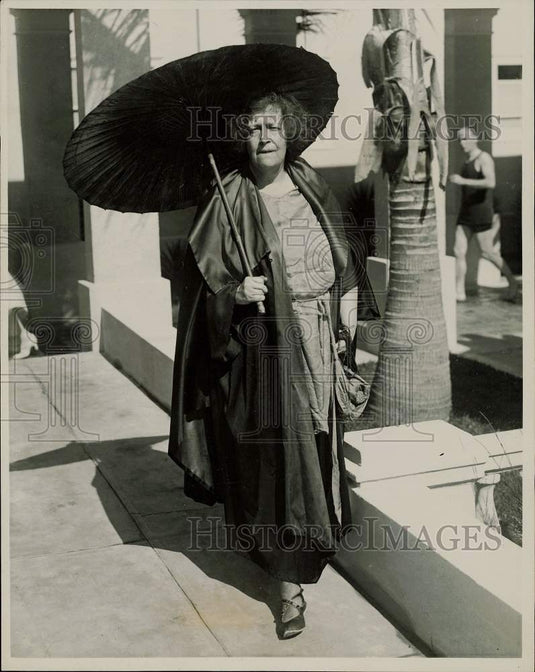 1923 Press Photo Mrs. William Lawrence of Paris Summering in Palm Beach, Florida- Historic Images