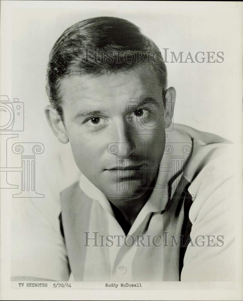 1964 Press Photo Actor Roddy McDowall - kfx39057- Historic Images