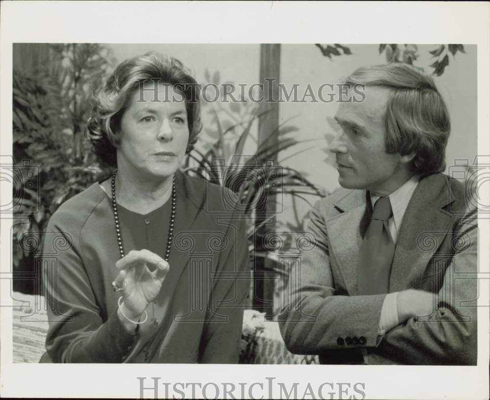 1980 Press Photo Actress Ingrid Bergman on &quot;The Dick Cavett Show&quot; - kfx44261- Historic Images