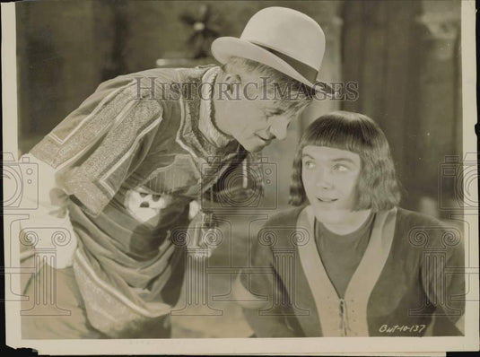 1931 Press Photo Frank Albertson, Will Rogers in Movie 