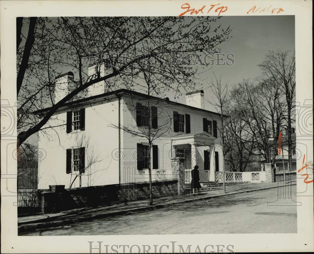 1941 Press Photo President Woodrow Wilson's Birthplace, Staunton, VA - kfx46293- Historic Images