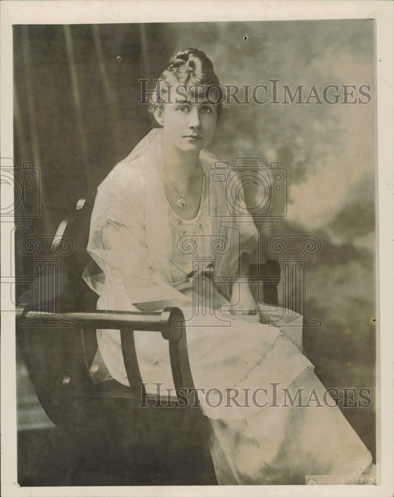 1919 Press Photo Katharine Browne in Washington - kfx47551- Historic Images