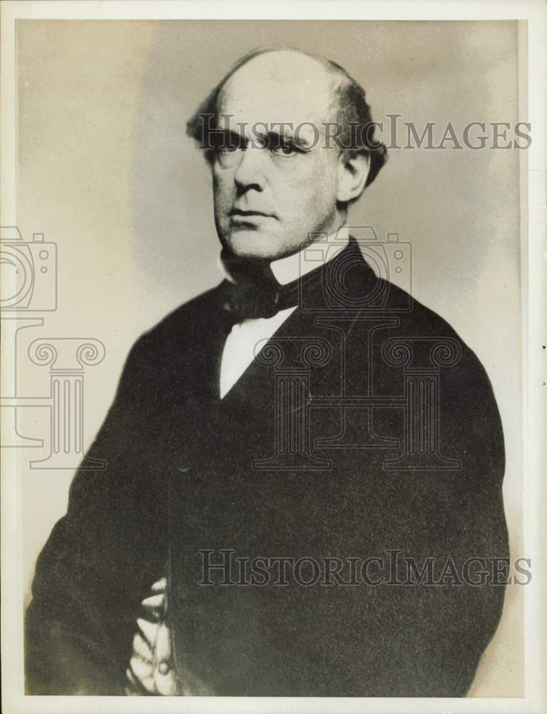 Press Photo Secretary of Treasury Salmon Chase in Lincoln Cabinet - kfx47933- Historic Images