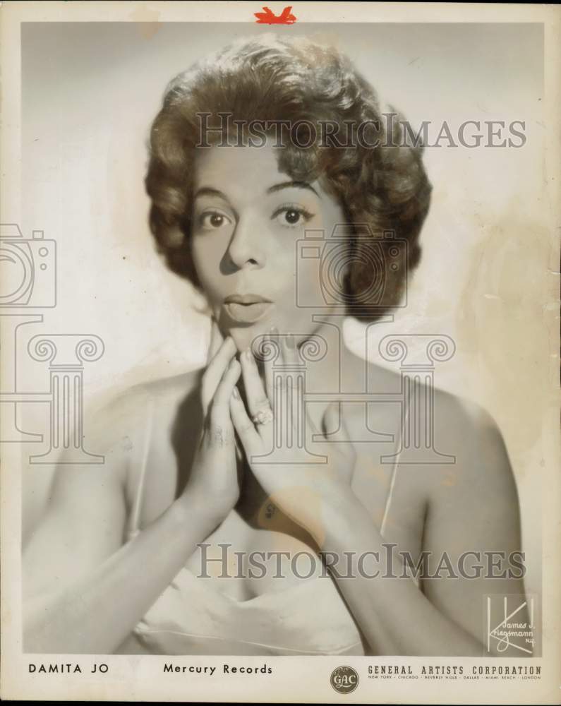 1960 Press Photo Damita Jo, actress - lra00249- Historic Images