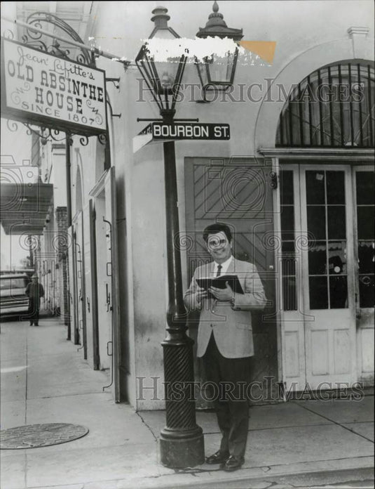 Press Photo Jean' Lafitte's Old Absinthe House on Bourbon St. - lra01095- Historic Images