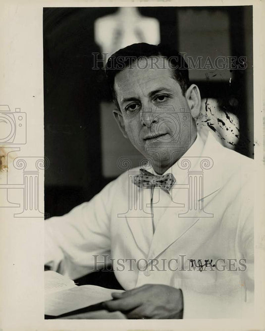 1958 Press Photo Dr. Sidney H. Dressler, National Jewish Hospital Director- Historic Images