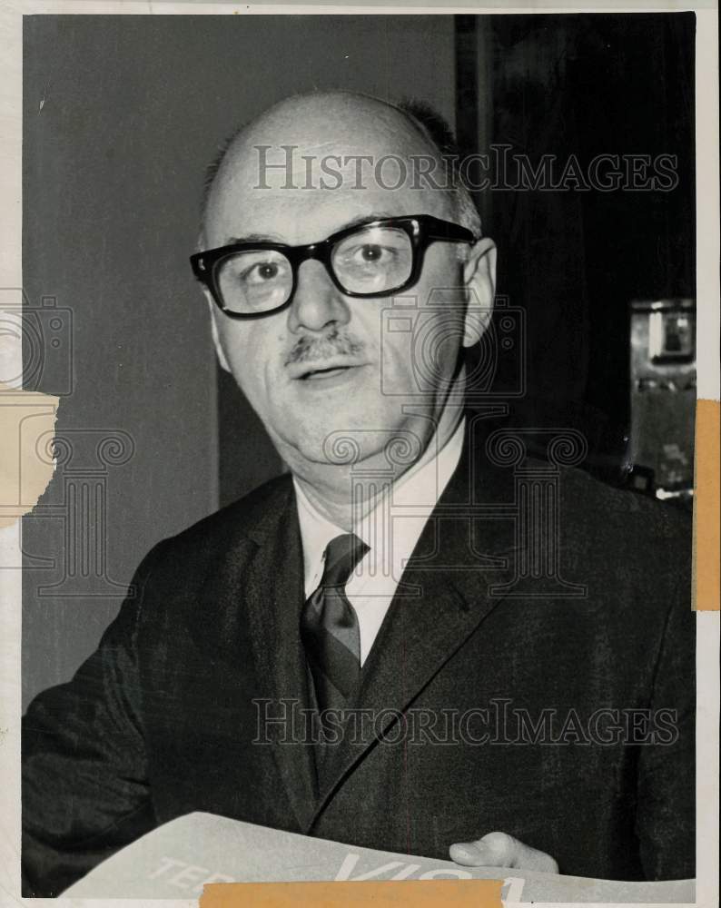 1968 Press Photo His Worship Jean Drapeau, Q.C., Mayor of Montreal, Canada- Historic Images