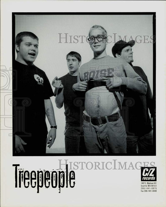 1993 Press Photo Members of Treepeople Band - lra10428- Historic Images