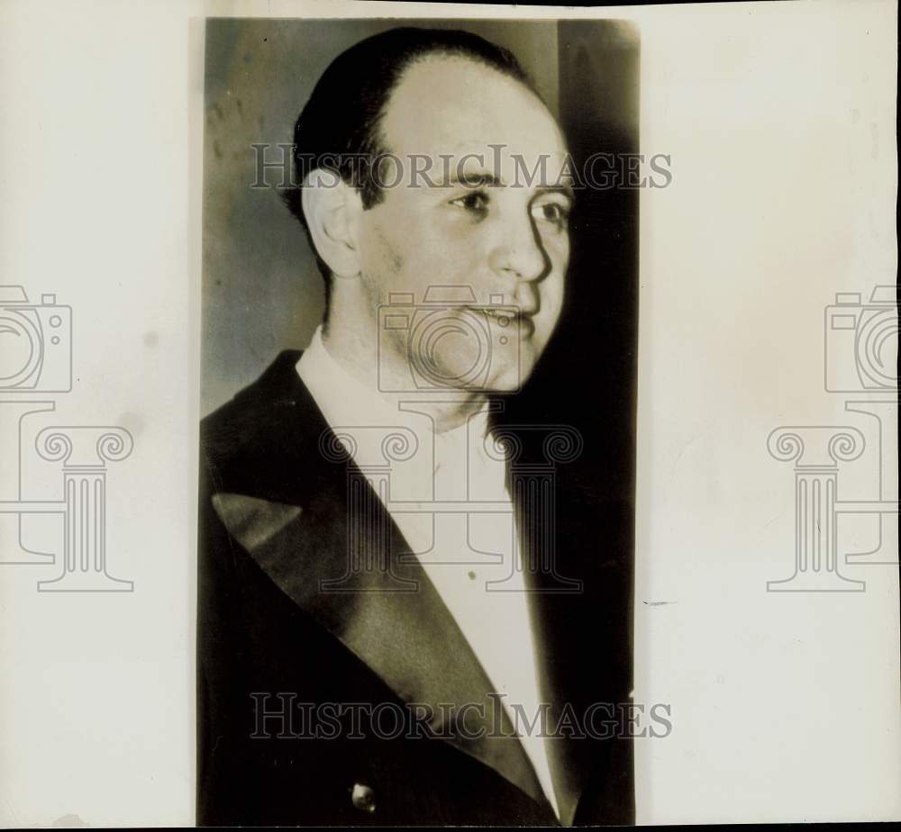 1943 Press Photo Music Director Erich Leinsdorf of Boston Symphony Orchestra- Historic Images