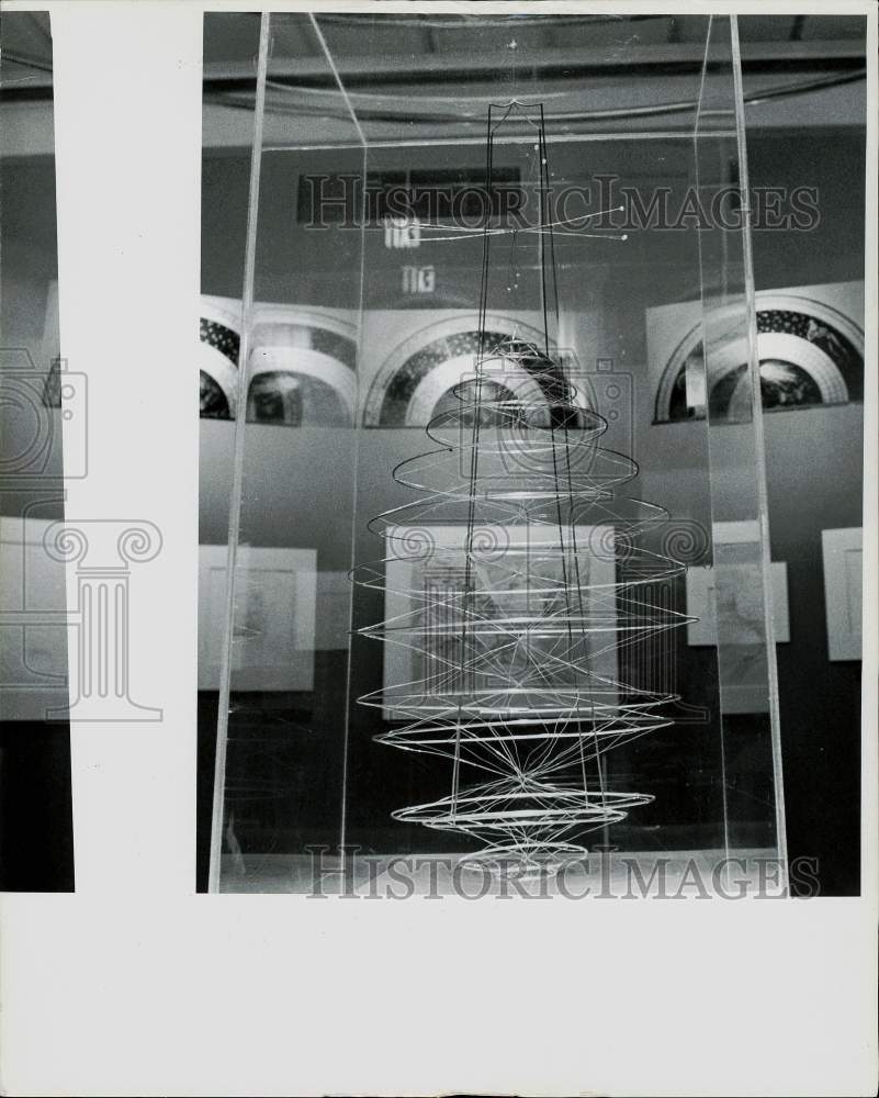 1970 Press Photo A sculpture at Museum of Fine Arts Exhibit - lra10884- Historic Images