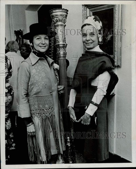 1975 Press Photo Lucille Polanis & Darrell Boley at Denver Symphony Guild event- Historic Images