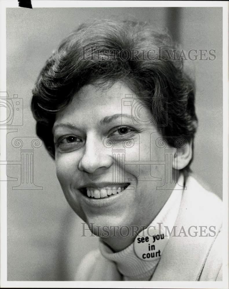 1976 Press Photo Dot Ridings, head of Local League of Women Voters in Louisville- Historic Images