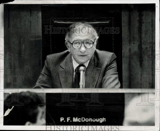 1981 Press Photo Patrick McDonough elected as new Boston City Council president- Historic Images