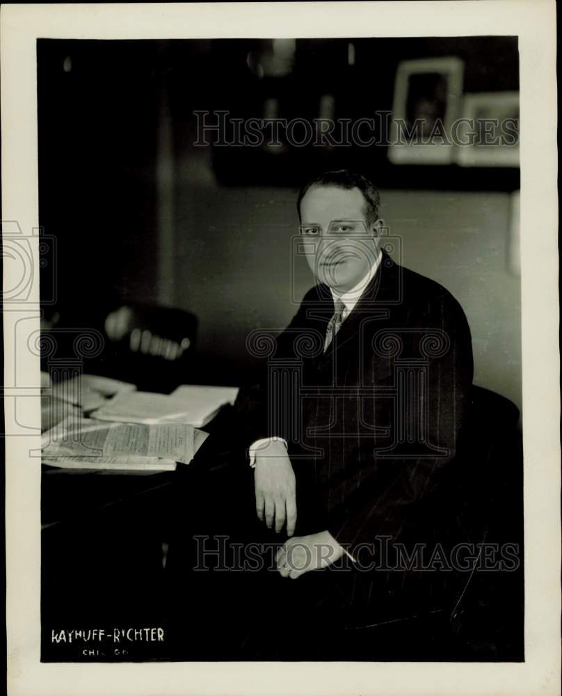 1931 Press Photo Gustavus F. Swift elected as new President of Swift &amp; Company- Historic Images