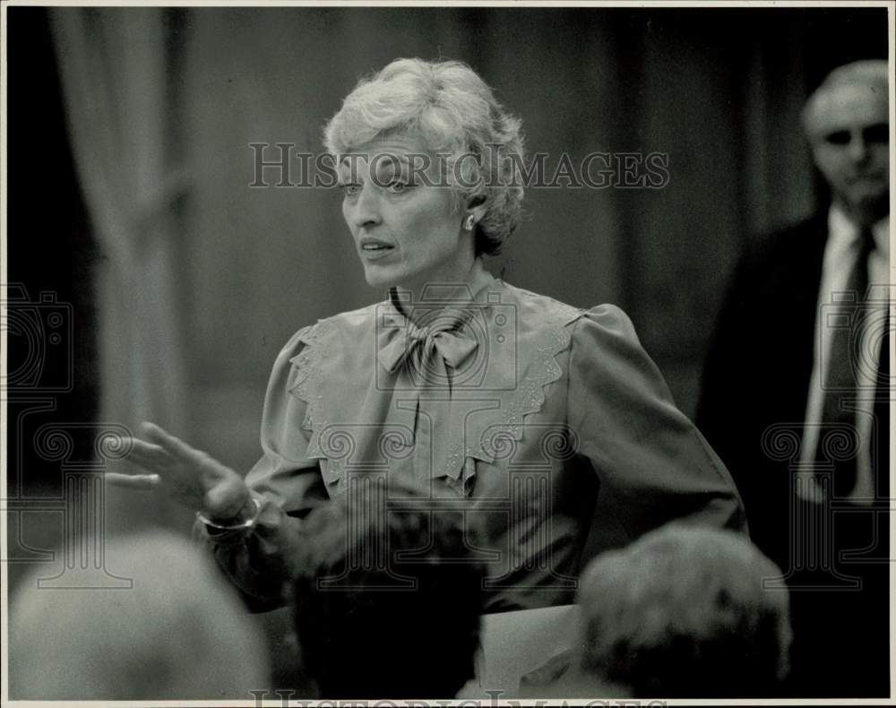 1984 Press Photo Linda Blackwelder, President Steele Creek Residents Association- Historic Images