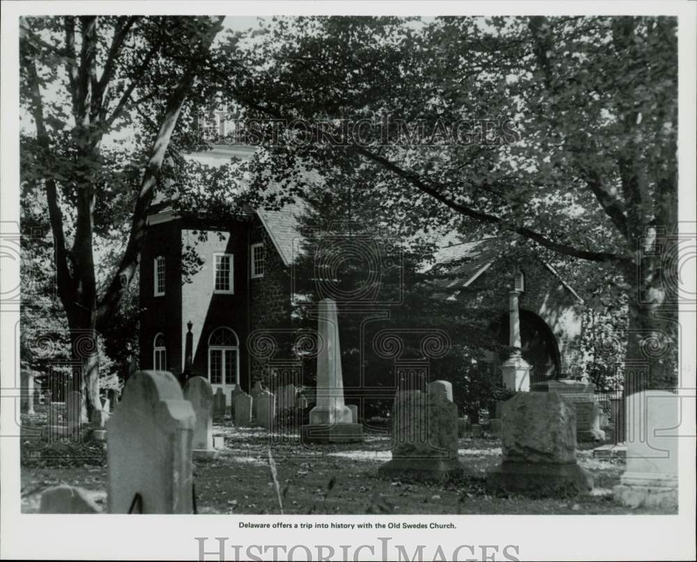 1982 Press Photo Old Sweden Church in Delaware - lra19091- Historic Images