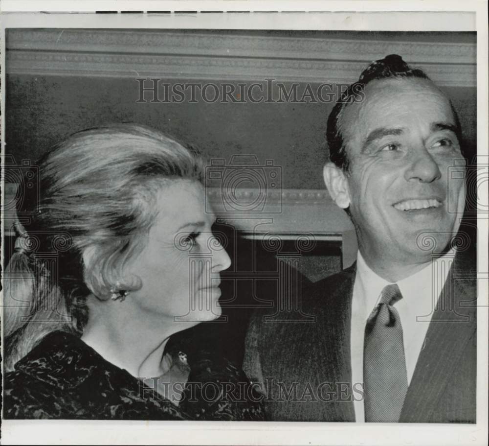 1968 Press Photo Deane F. Johnson weds Anne McDonnell Ford in New York- Historic Images