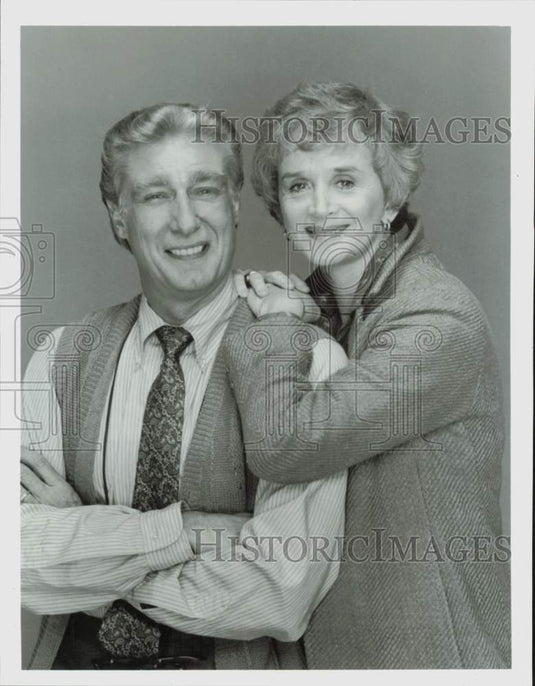 1983 Press Photo Richard Mulligan & Barbara Barrie star on "Reggie," on ABC.- Historic Images