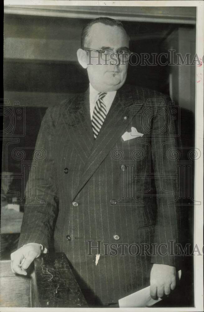 1952 Press Photo Arthur H. Vandenberg Jr., White House presidential secretary- Historic Images