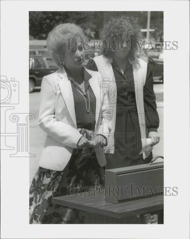 1987 Press Photo Yolanda Cummins described pain of the loss of her daughter- Historic Images