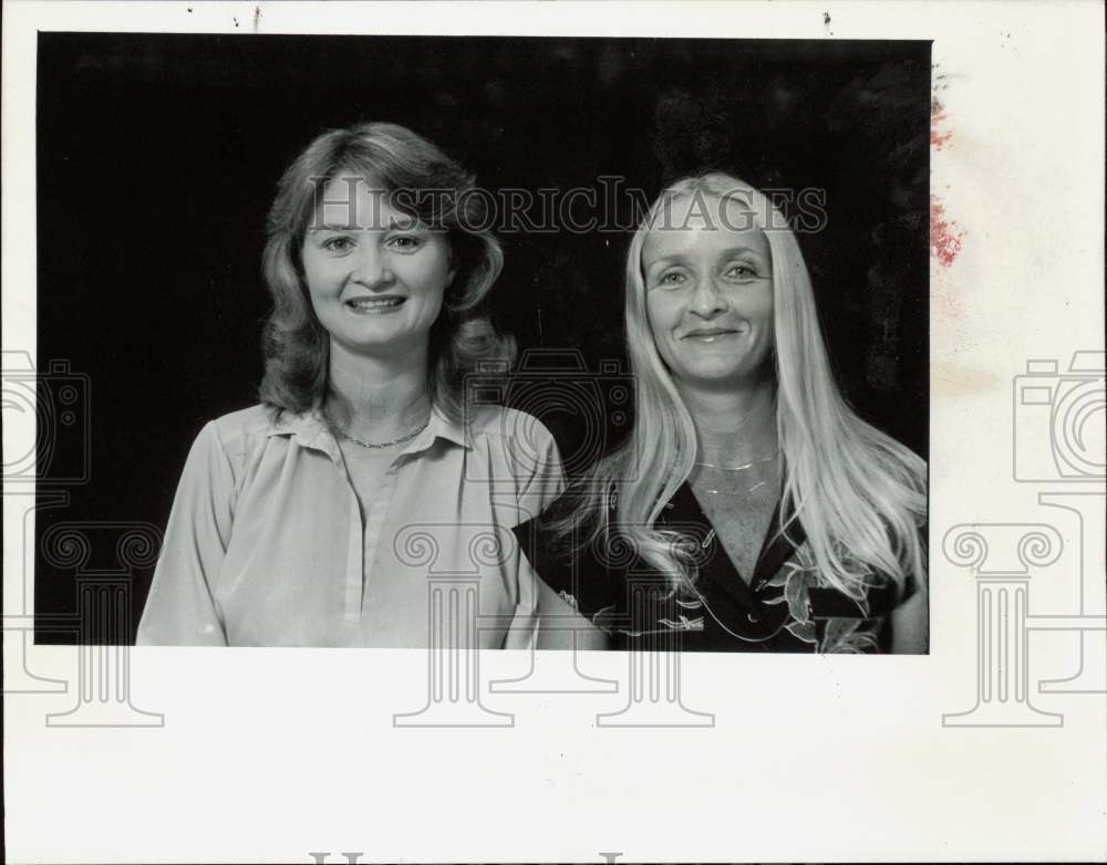 1981 Press Photo Vicki May and Linda Russell, heads of the Frontier Frolics V- Historic Images