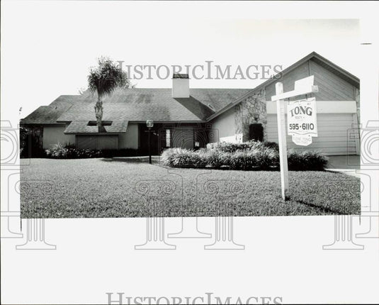 1993 Press Photo An exterior view of Thom Feaster's house at 12232 10th Avenue- Historic Images
