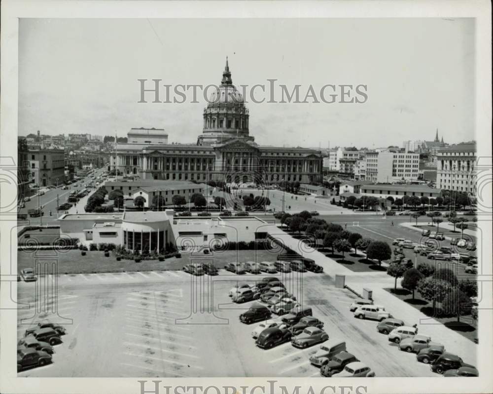 Press Photo City Hall in San Francisco - lra39259- Historic Images