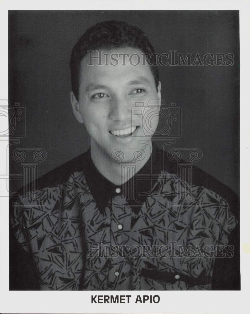 1991 Press Photo Kermet Apio, entertainer - lra43772- Historic Images