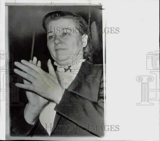 1957 Press Photo Mrs. Ekaterina Furtseva, Russian Communist's first woman member- Historic Images