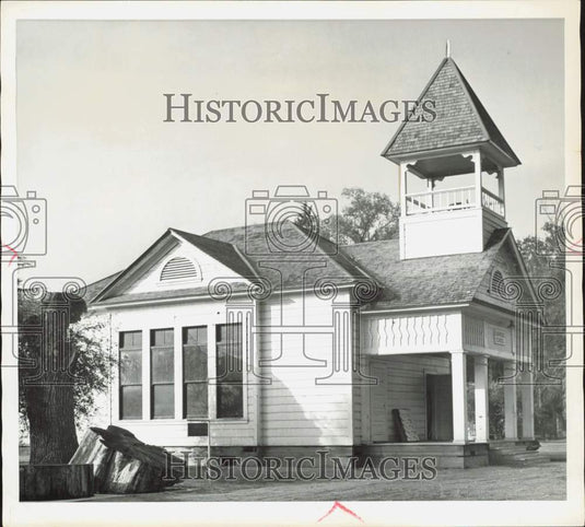 1963 Press Photo The old Surprise School in the Pioneer Village, Tulare County- Historic Images