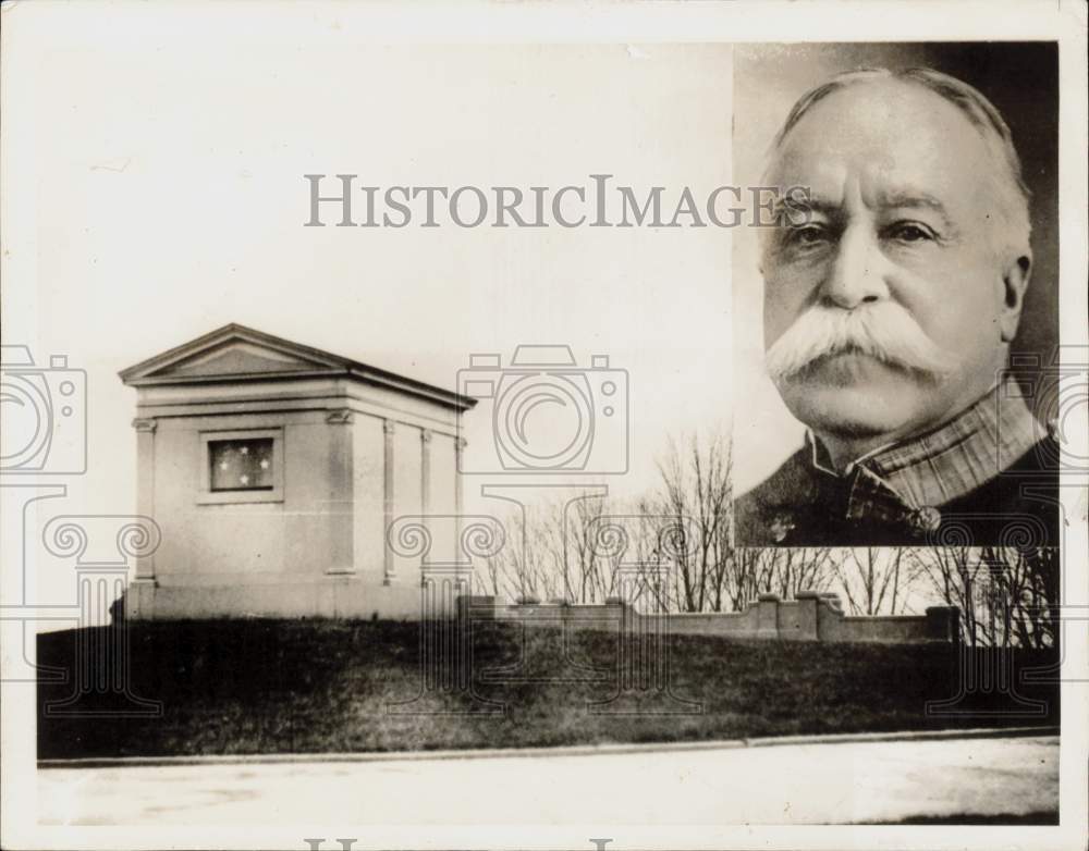 1933 Press Photo The Shrine of Admiral George Dewey in Washington, D.C.- Historic Images