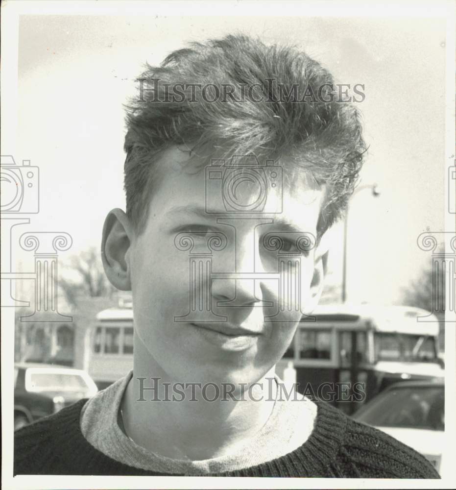 1986 Press Photo Matthias Bartsch of Friendship Force - lra86614- Historic Images