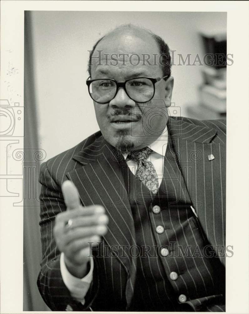 1984 Press Photo J.P. Neal of the South Carolina Mental Health Department- Historic Images