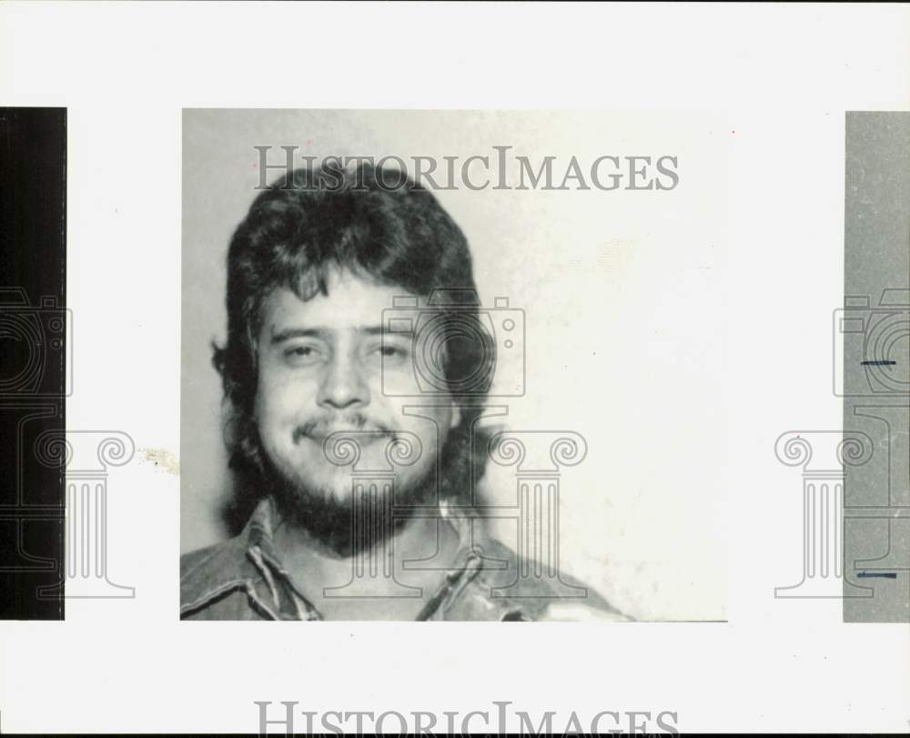 1986 Press Photo Jose Terrazas, accused of plan to kill policeman George Graham- Historic Images