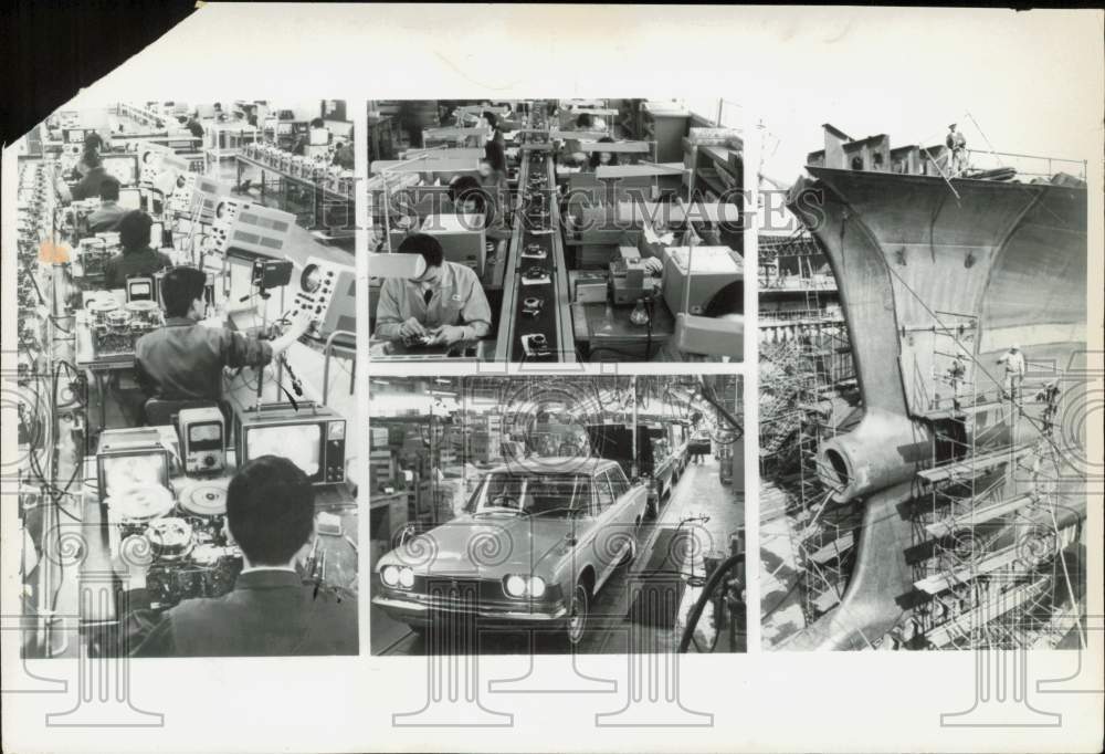 1968 Press Photo Various Japanese manufacturing plants - lra92104- Historic Images