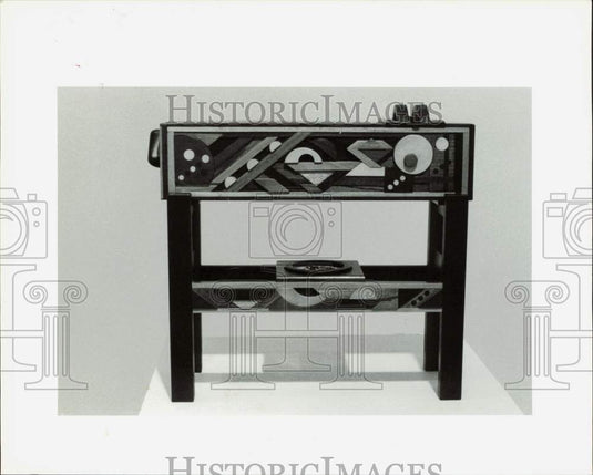1989 Press Photo "Wenge Kaleidoscope" by Nash Gallo at Still-Zinsel Gallery- Historic Images