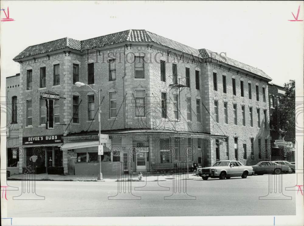 1979 Press Photo View of Eureka&#39;s Greenwood Hotel - lra95346- Historic Images