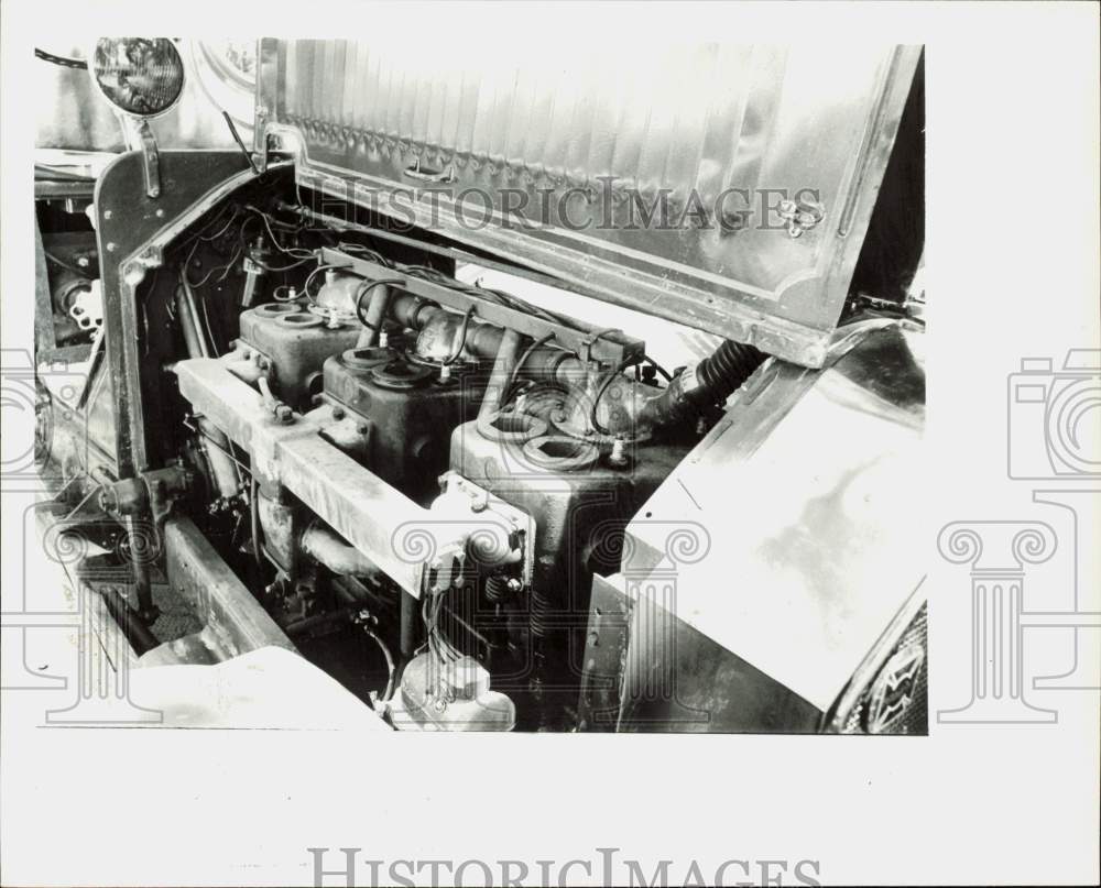 1980 Press Photo Engine of 1925 American-LaFrance triple combination truck- Historic Images