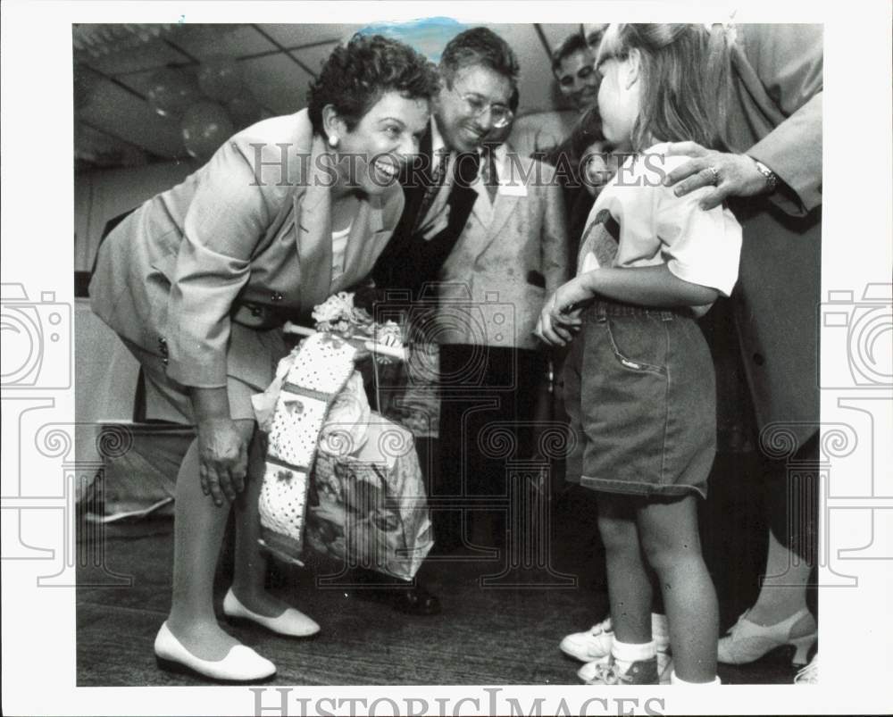 1994 Press Photo U.S. Health &amp; Human Services Secretary Donna Shalala in Miami- Historic Images