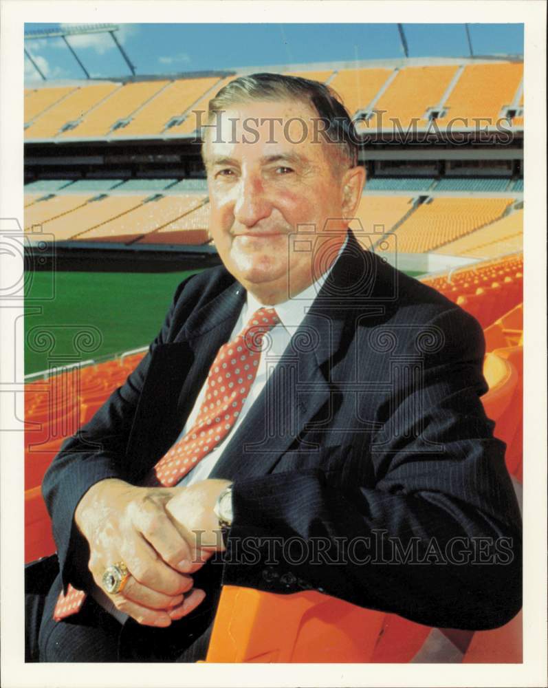 1991 Press Photo Joe Robbie at Stadium - lrb04758- Historic Images