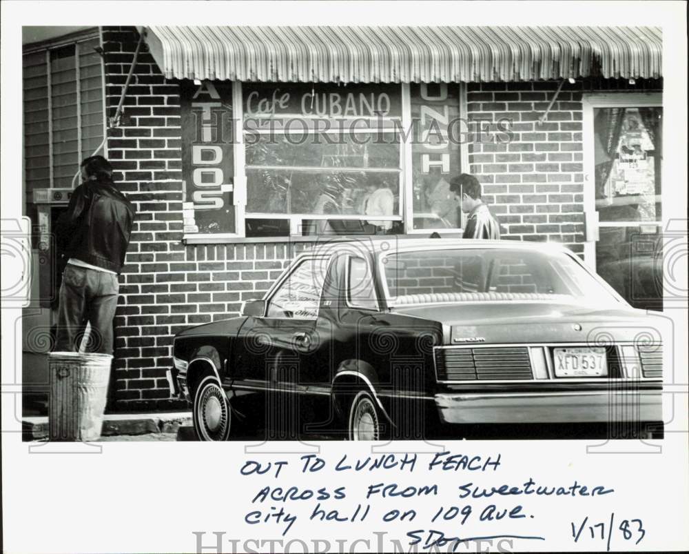 1983 Press Photo Restaurant Dade, El Caney - lrb06527- Historic Images